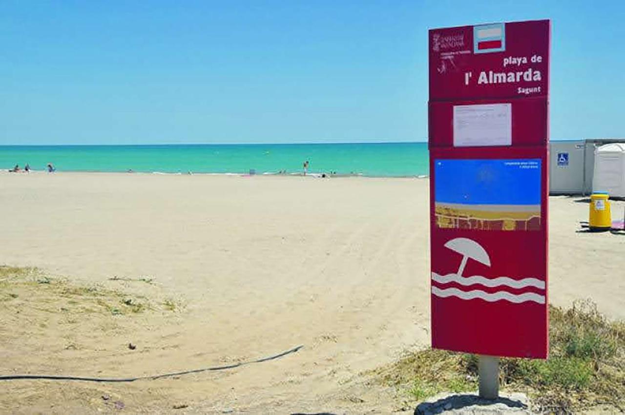 Global Properties, Bonito Adosado Con Jardin En La Playa De Almarda Villa ซากุนโต ภายนอก รูปภาพ